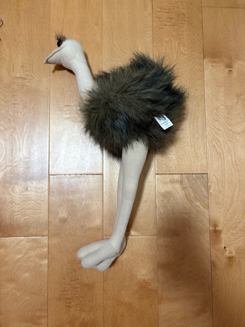 Dakin Applause Oona Ostrich 23” vintage stuffed animal toy brown